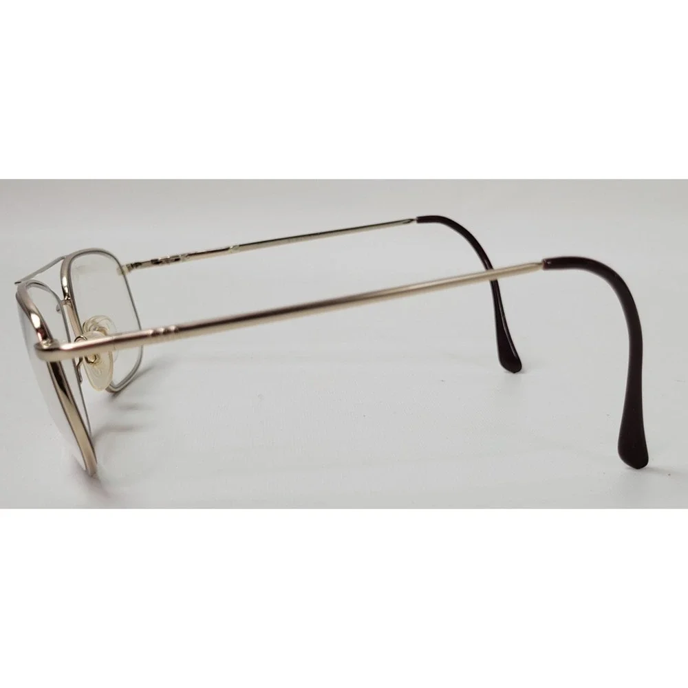 Vtg Stetson Zyloware Gold Tone Eyeglasses Frames 057‎ 57-17
